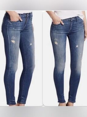 MOTHER The Double Fray Charmer in Take the Edge Off Wash Jean Size 24